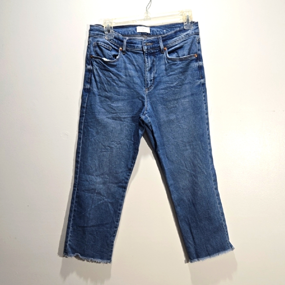 Ann Taylor LOFT Petite Crop Jeans 28W 6P